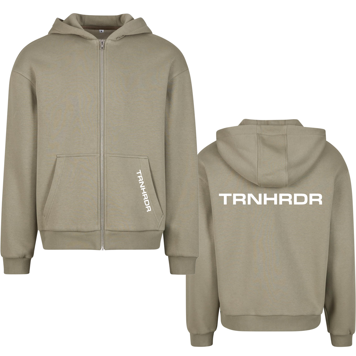 HOODIES | SOFTZIPPER Olijf